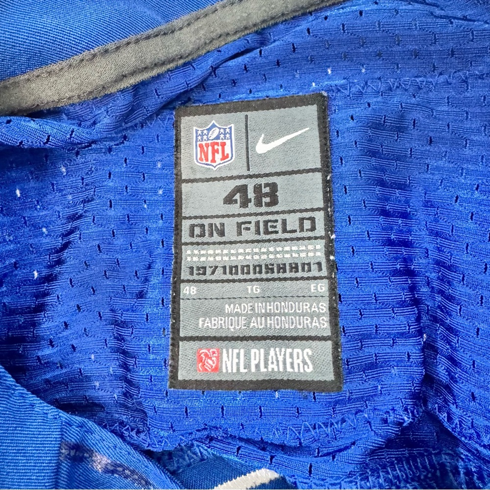 Nike Colts Jersey On Field Men Size XL 48 Andrew Luck #12 Indianapolis Football - Picture 3 of 6
